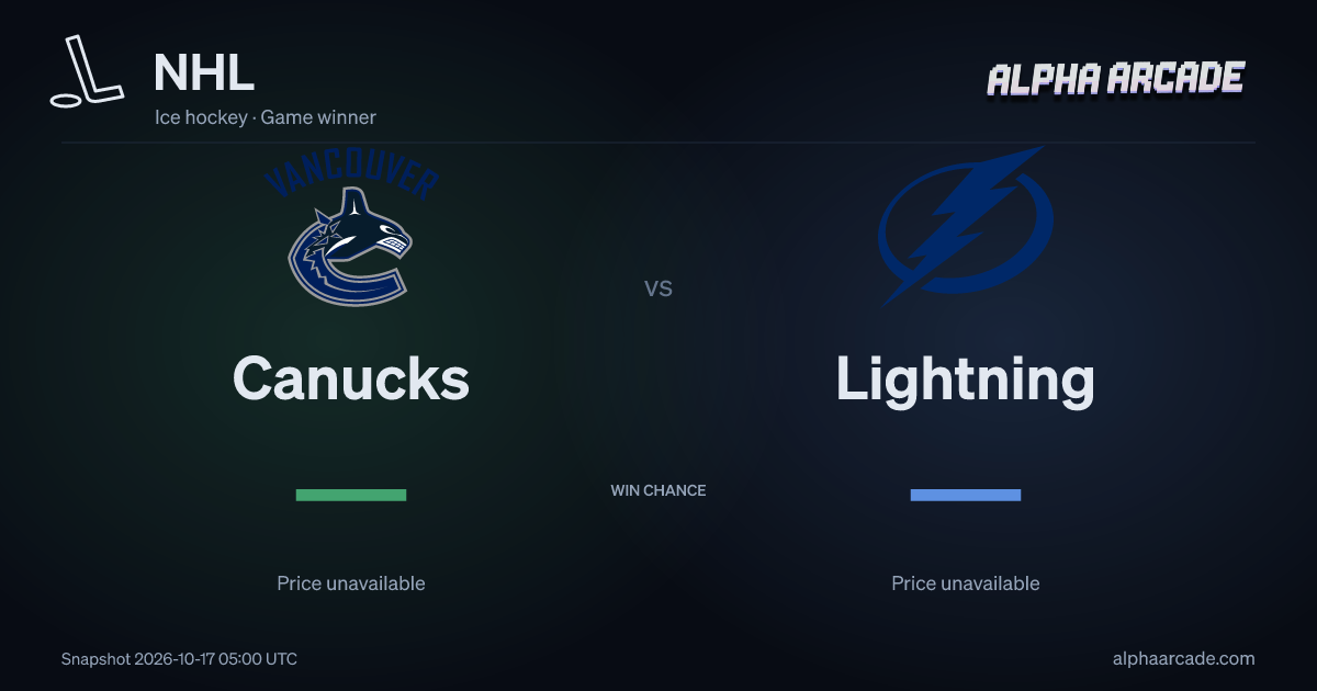 NHL: Canucks — / Lightning —