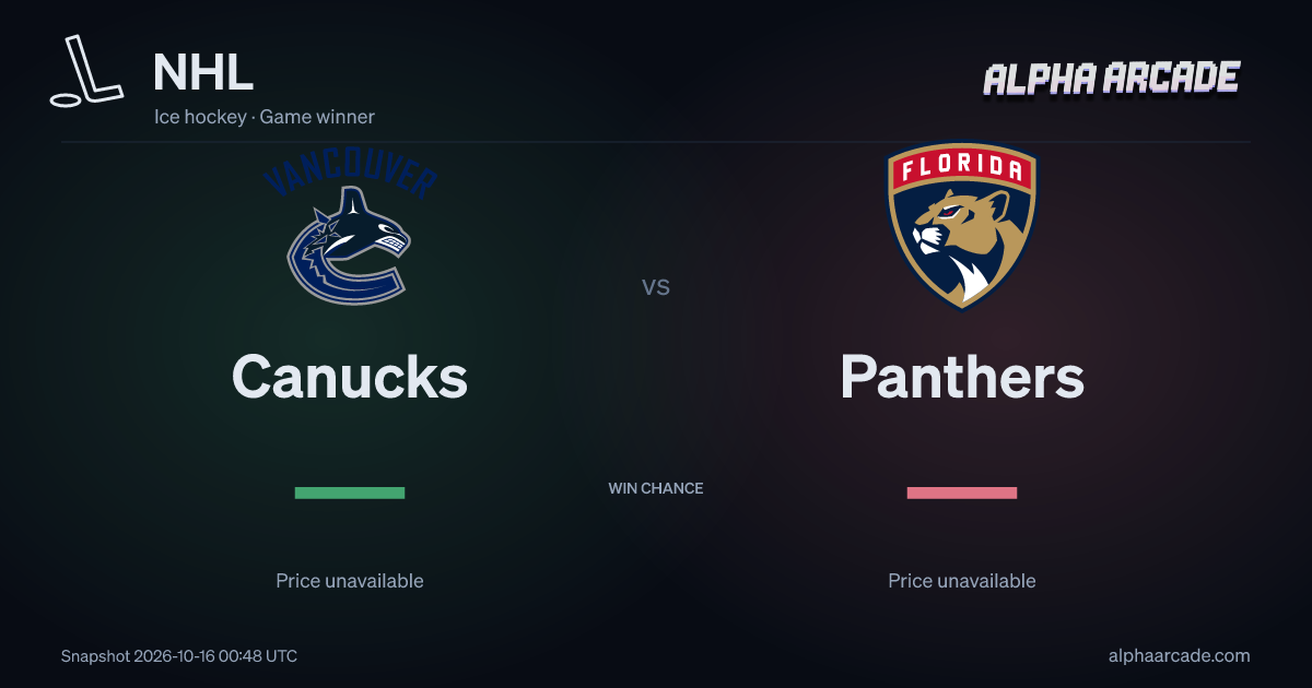 NHL: Canucks — / Panthers —
