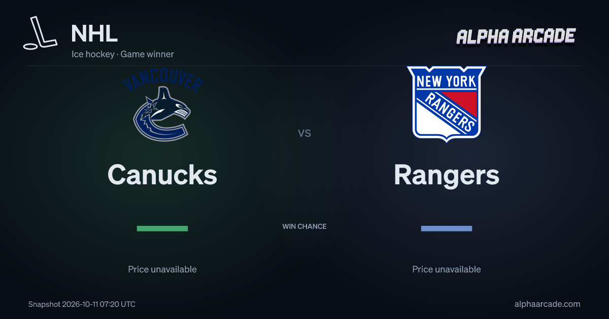 NHL: Canucks — / Rangers —