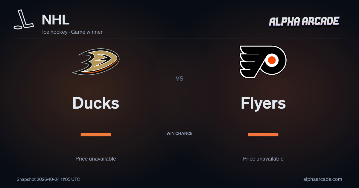 NHL: Ducks — / Flyers —