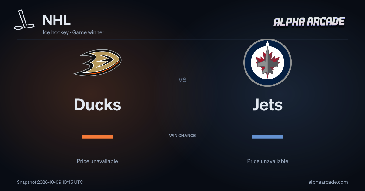 NHL: Ducks — / Jets —
