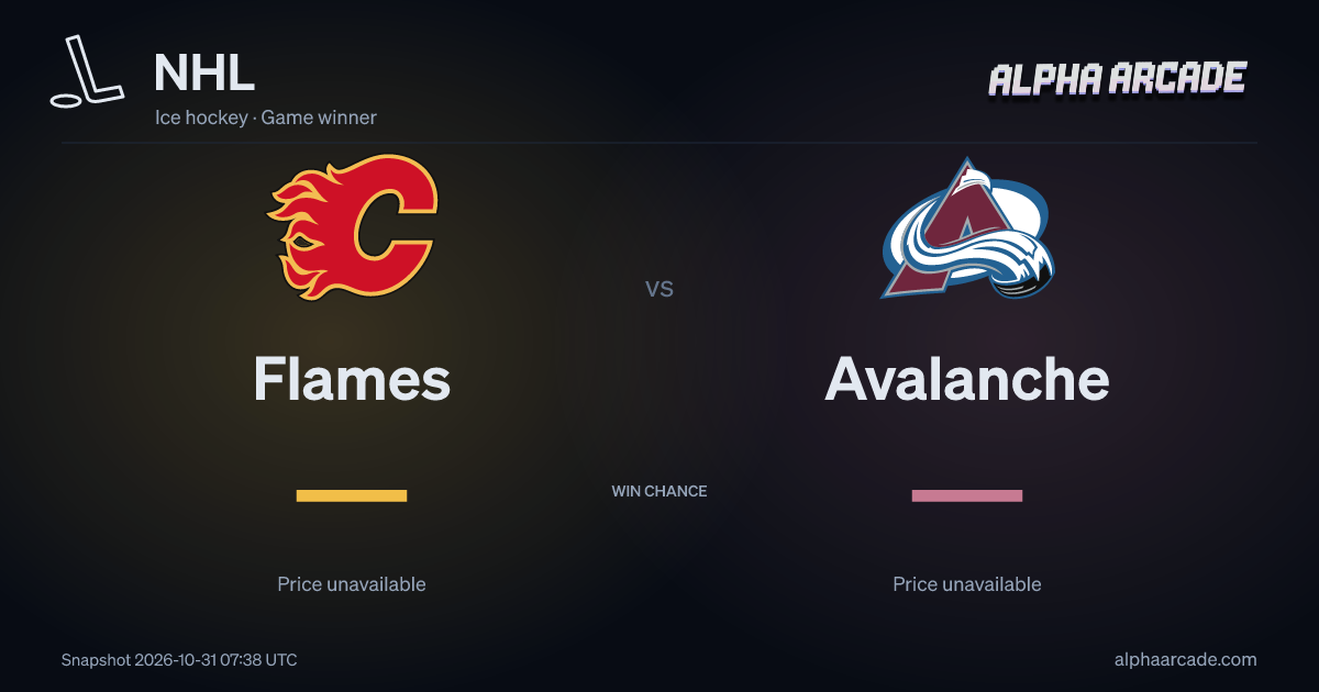 NHL: Flames — / Avalanche —