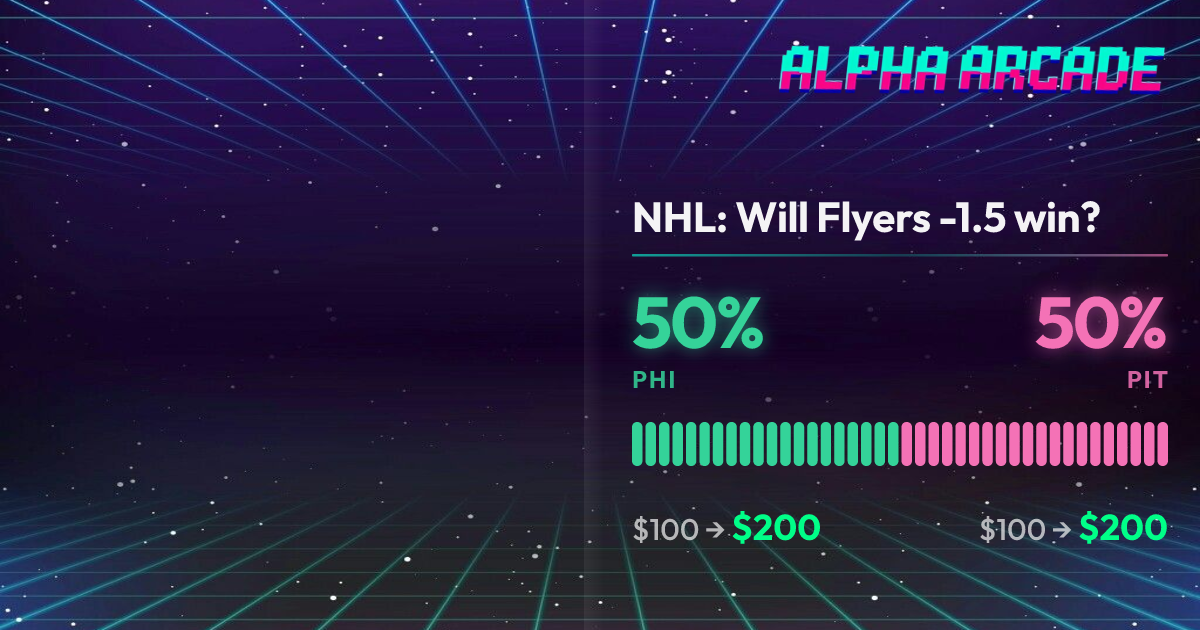 YES 50% / NO 50%