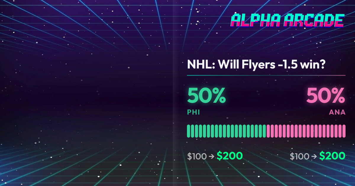 YES 50% / NO 50%