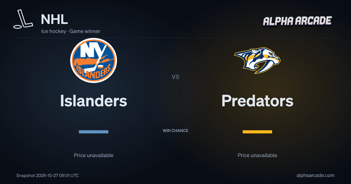 NHL: Islanders — / Predators —