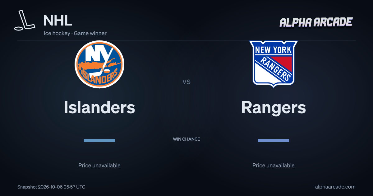 NHL: Islanders — / Rangers —