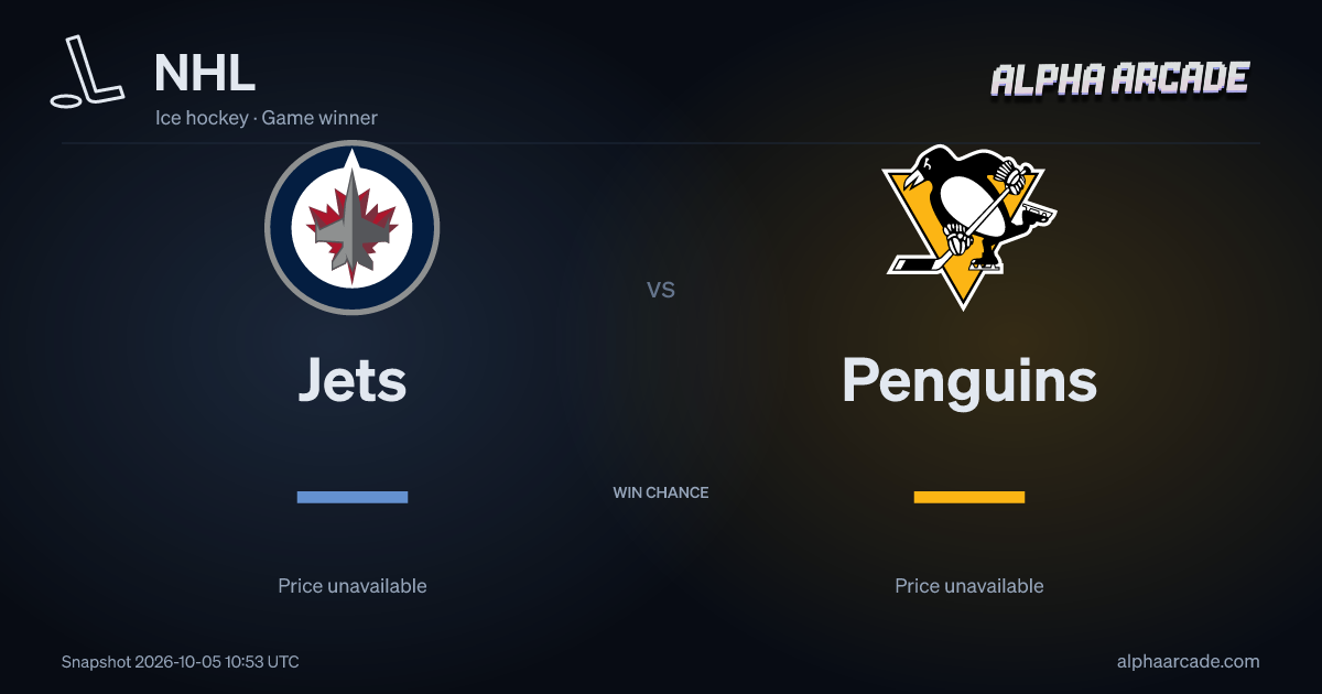 NHL: Jets — / Penguins —