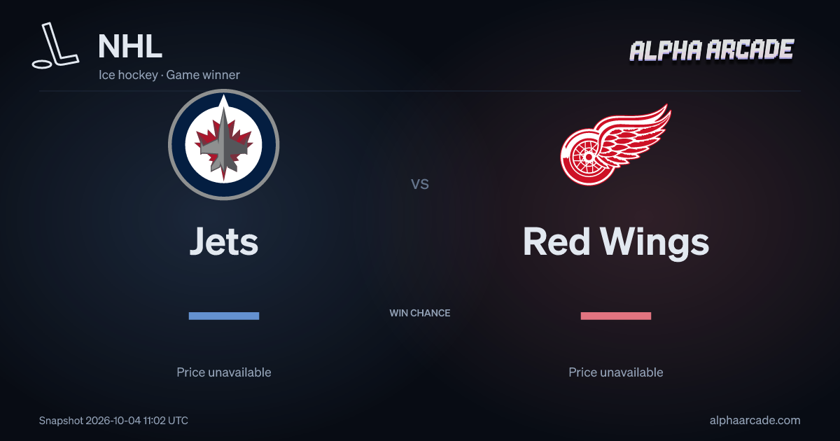NHL: Jets — / Red Wings —