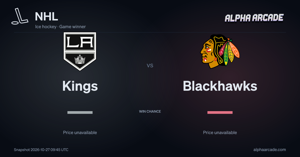 NHL: Kings — / Blackhawks —