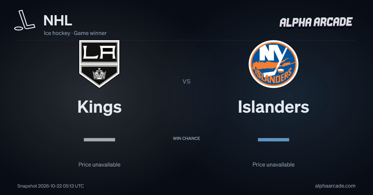 NHL: Kings — / Islanders —
