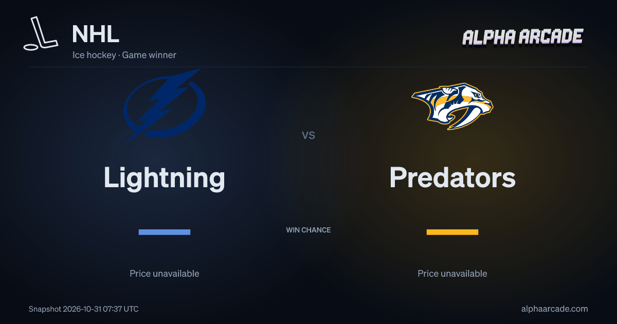 NHL: Lightning — / Predators —