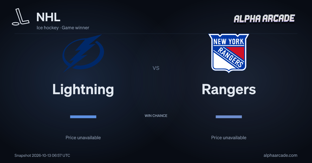 NHL: Lightning — / Rangers —