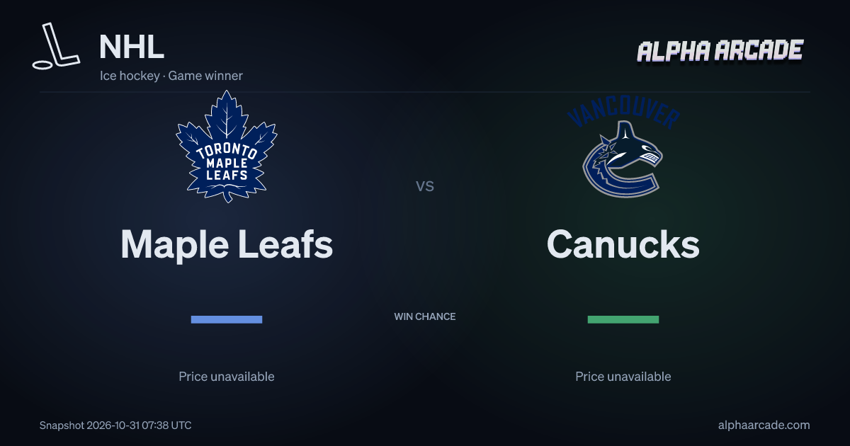 NHL: Maple Leafs — / Canucks —