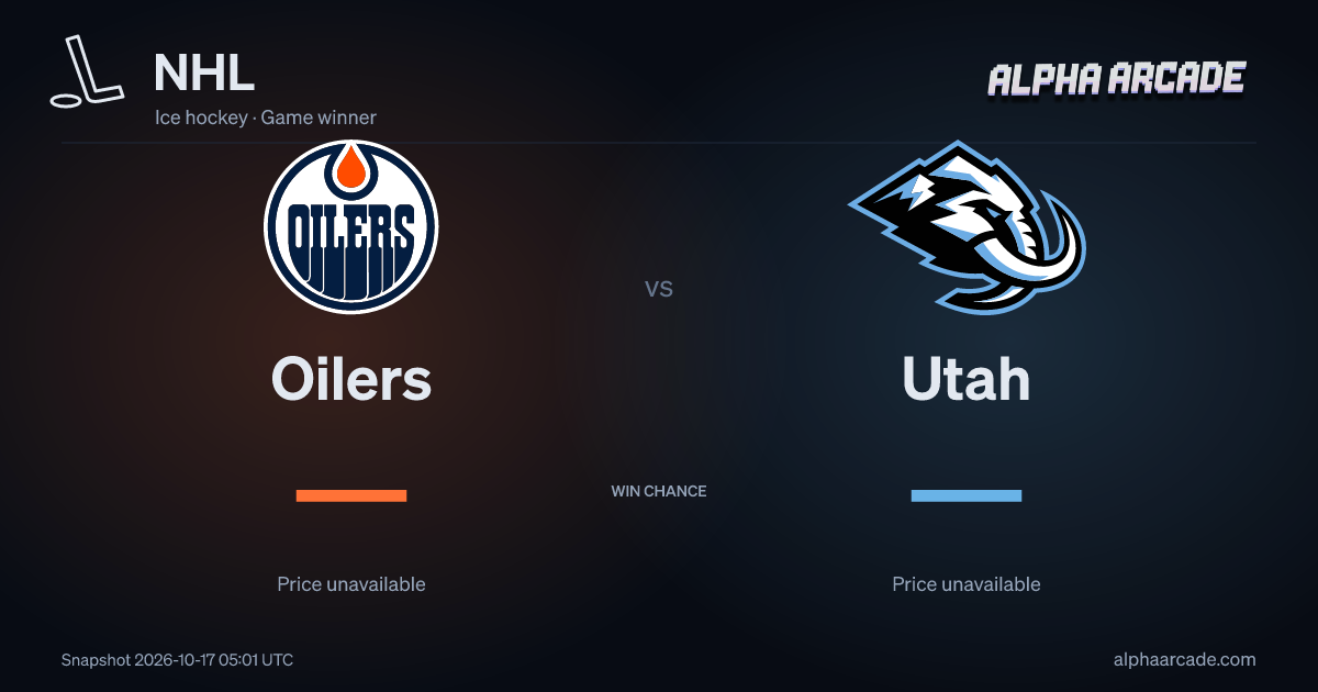 NHL: Oilers — / Utah —