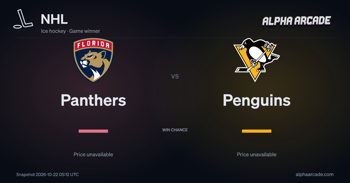 NHL: Panthers — / Penguins —