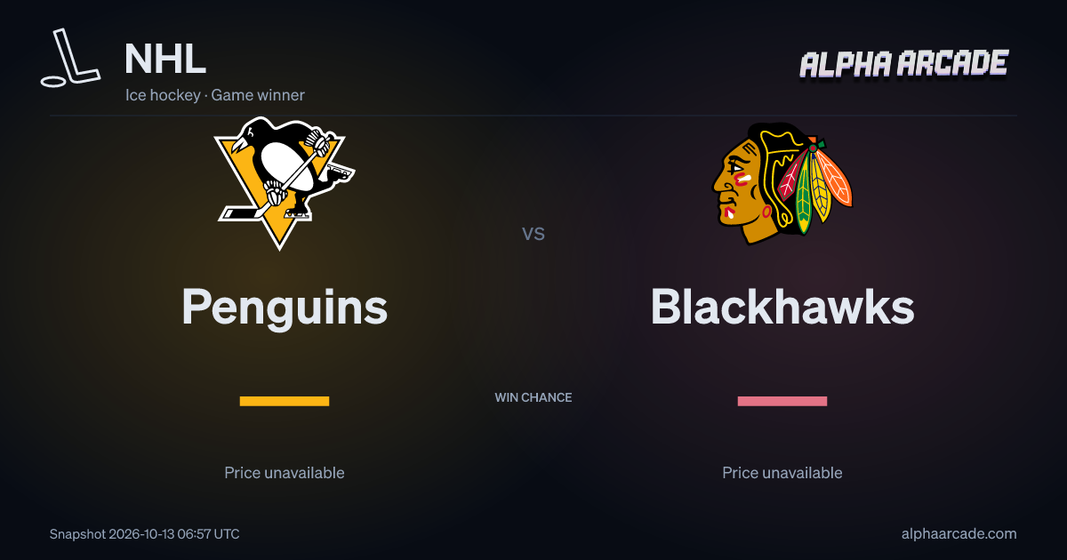 NHL: Penguins — / Blackhawks —