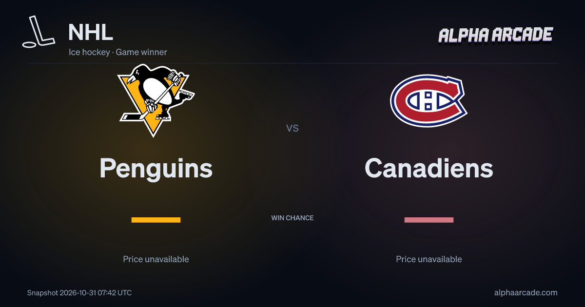 NHL: Penguins — / Canadiens —