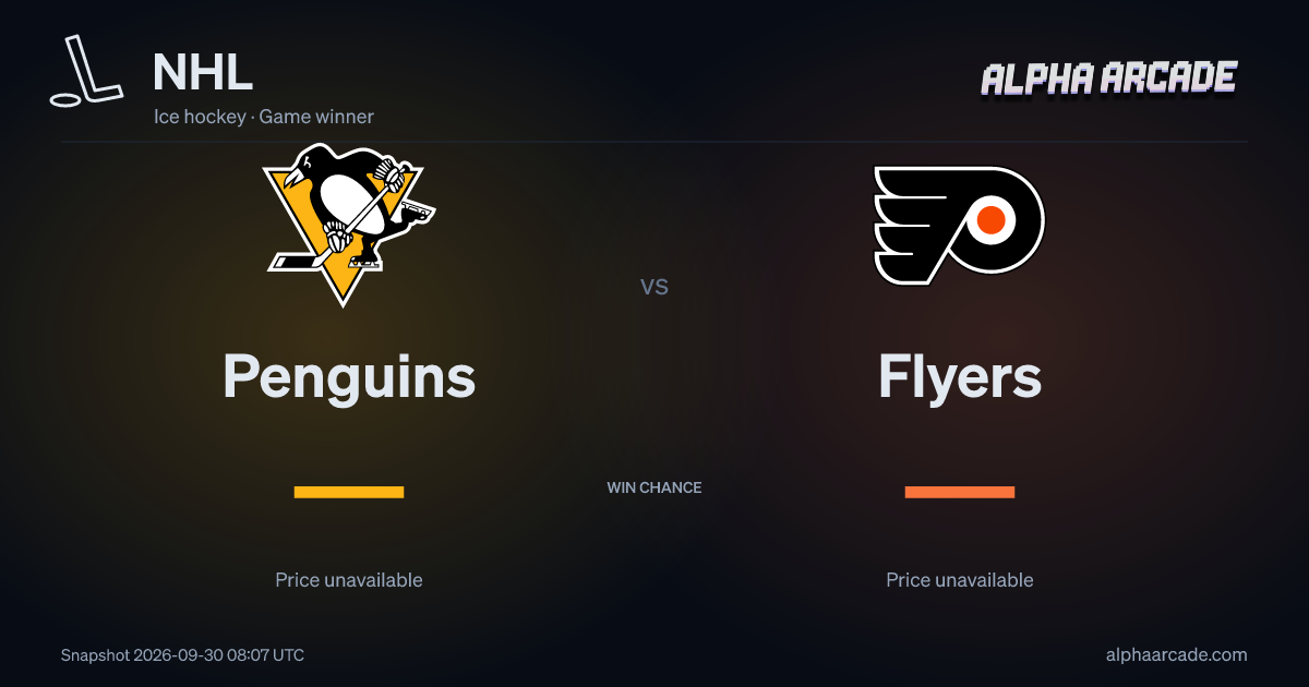 NHL: Penguins — / Flyers —