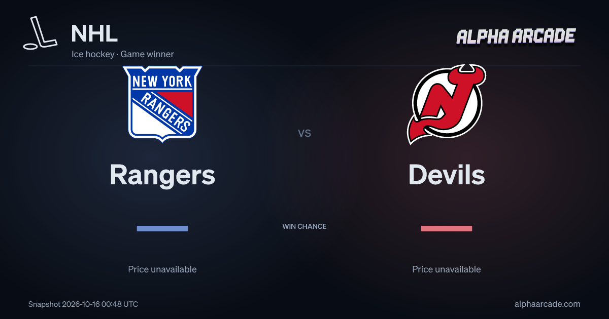 NHL: Rangers — / Devils —