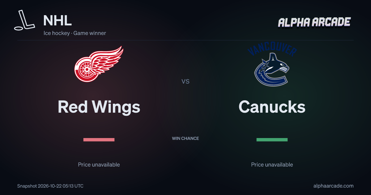 NHL: Red Wings — / Canucks —