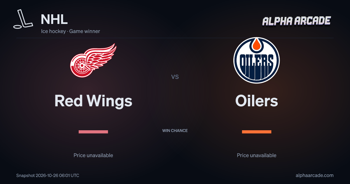 NHL: Red Wings — / Oilers —