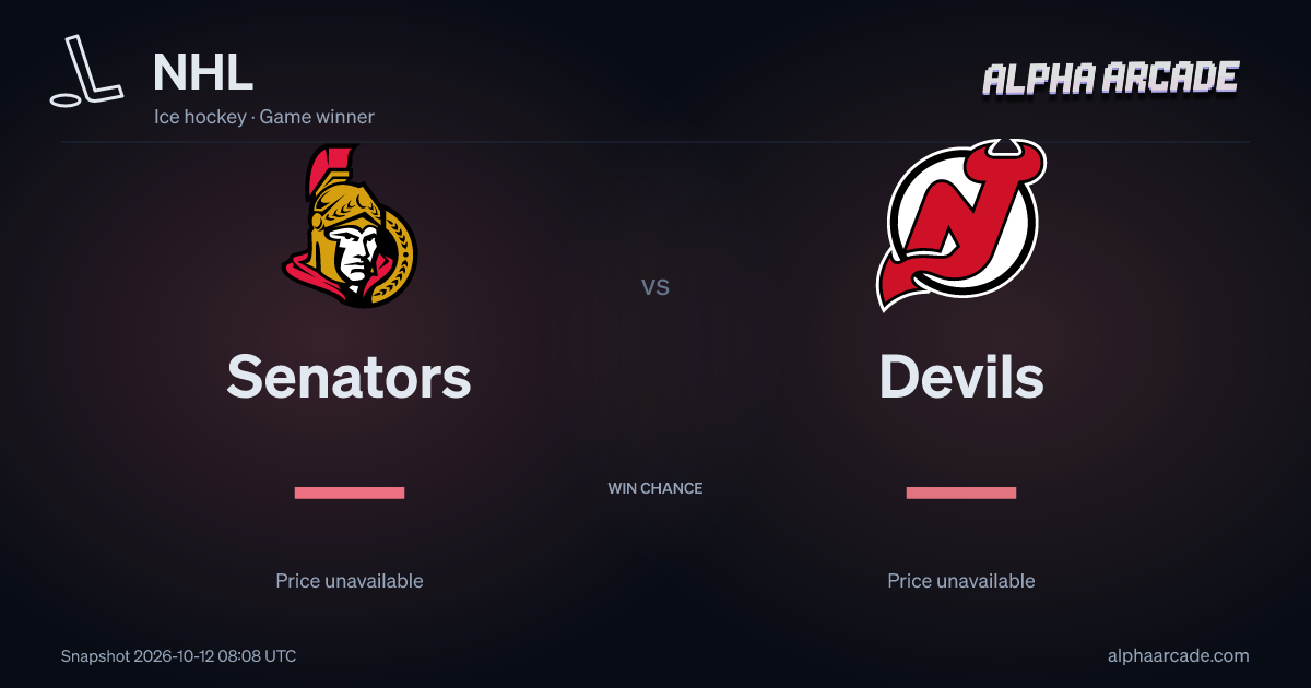 NHL: Senators — / Devils —