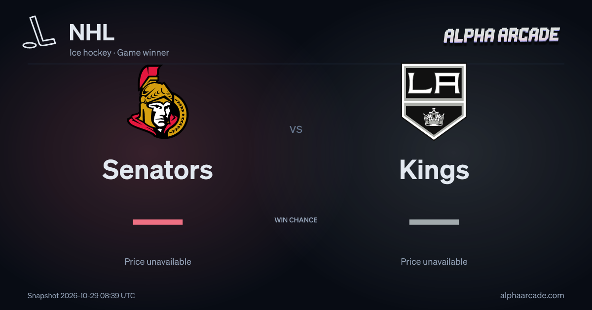 NHL: Senators — / Kings —