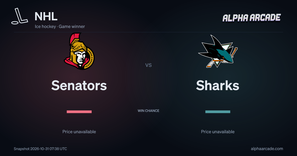 NHL: Senators — / Sharks —
