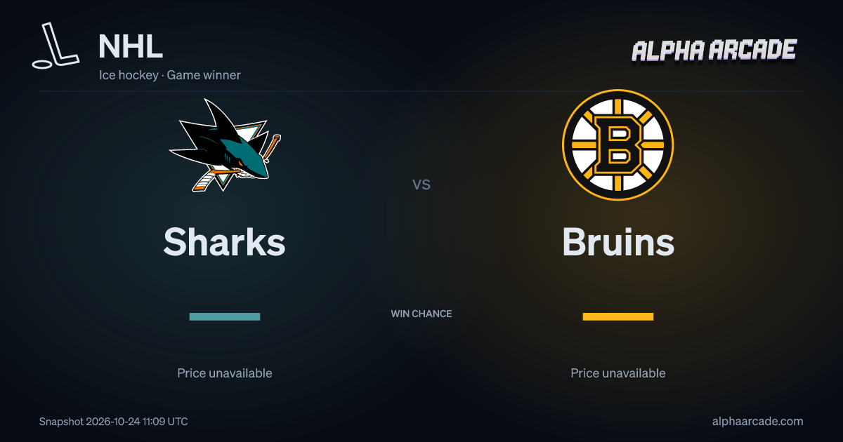 NHL: Sharks — / Bruins —