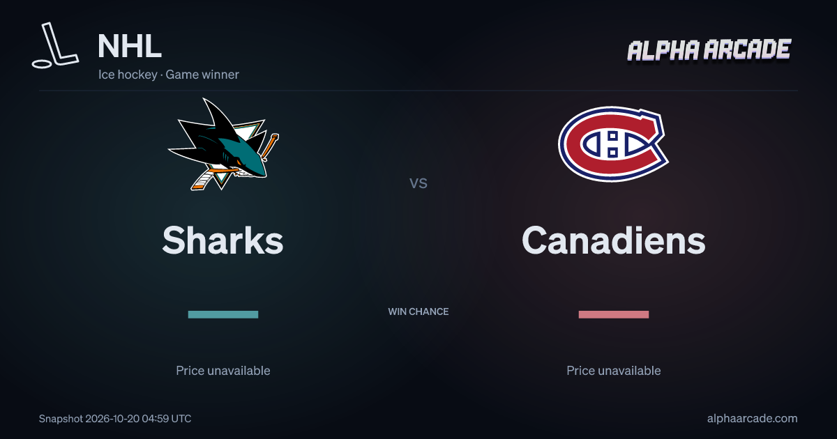 NHL: Sharks — / Canadiens —