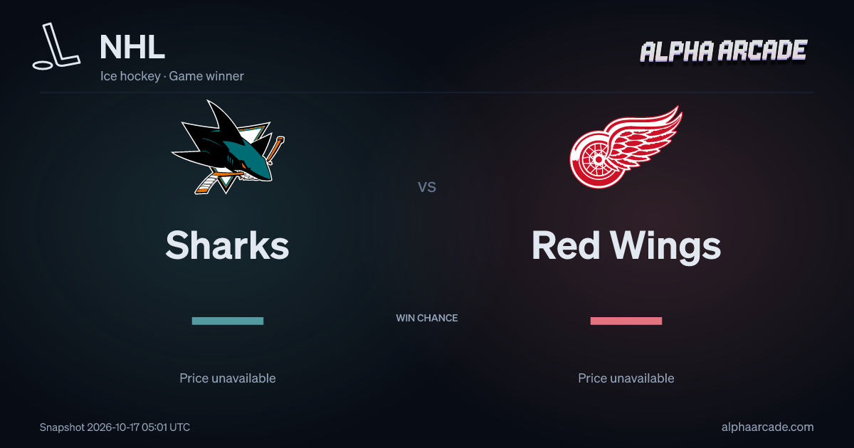 NHL: Sharks — / Red Wings —