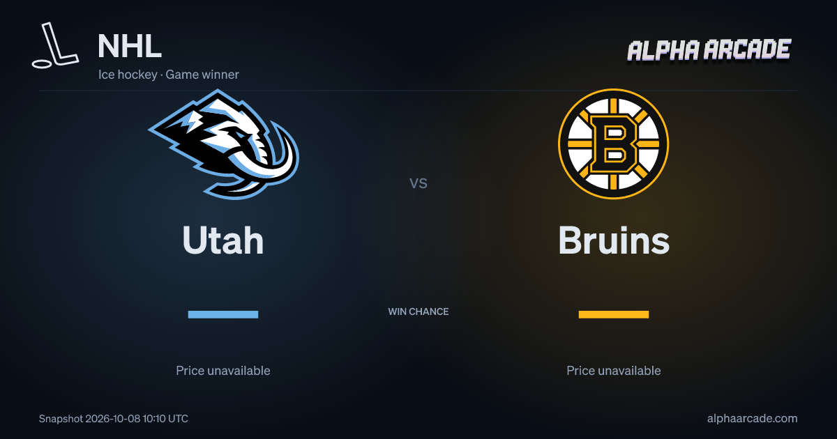 NHL: Utah — / Bruins —