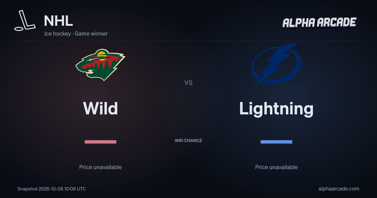NHL: Wild — / Lightning —