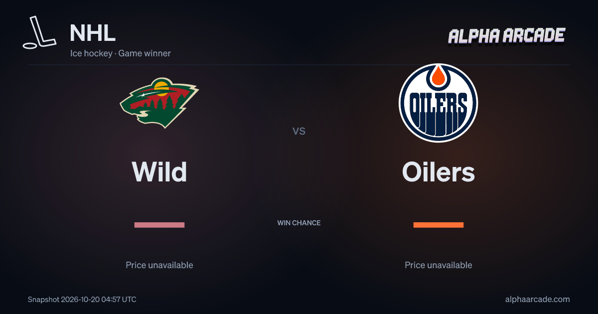 NHL: Wild — / Oilers —