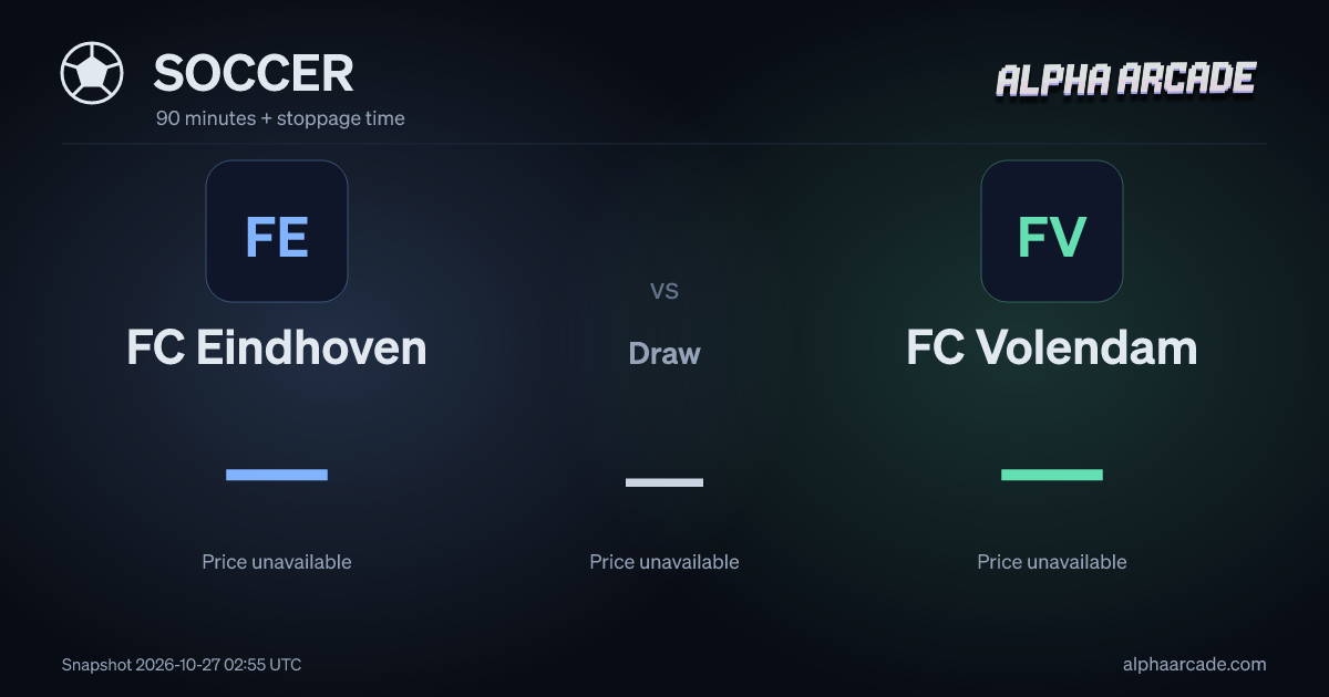SOCCER: FC Eindhoven — / Draw — / FC Volendam —