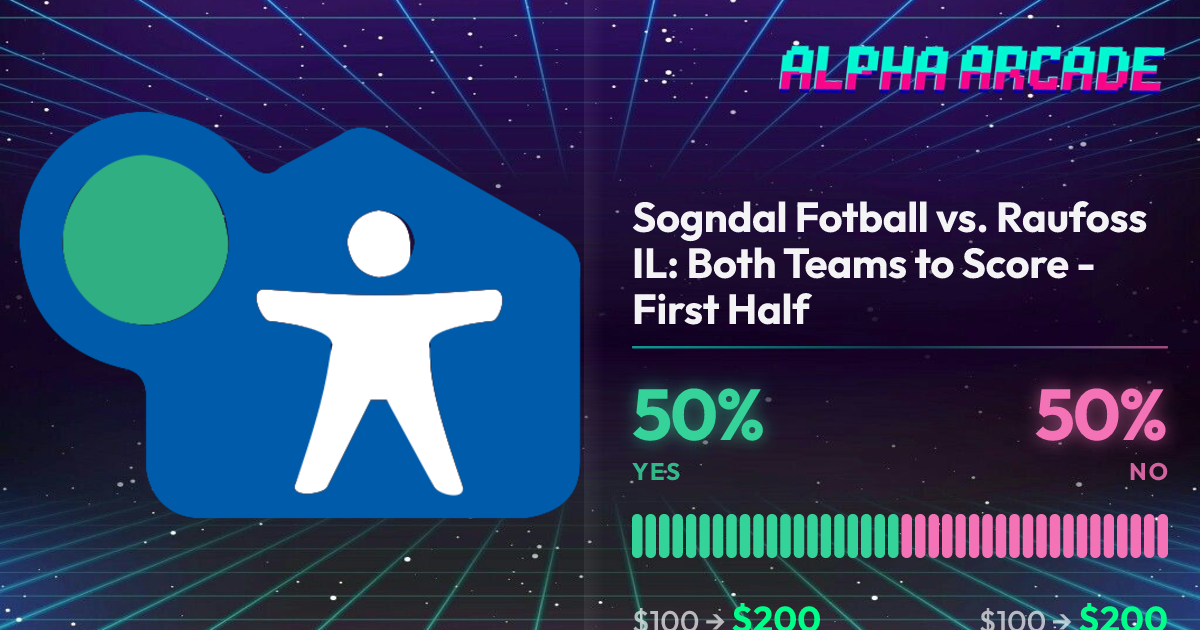 YES 50% / NO 50%