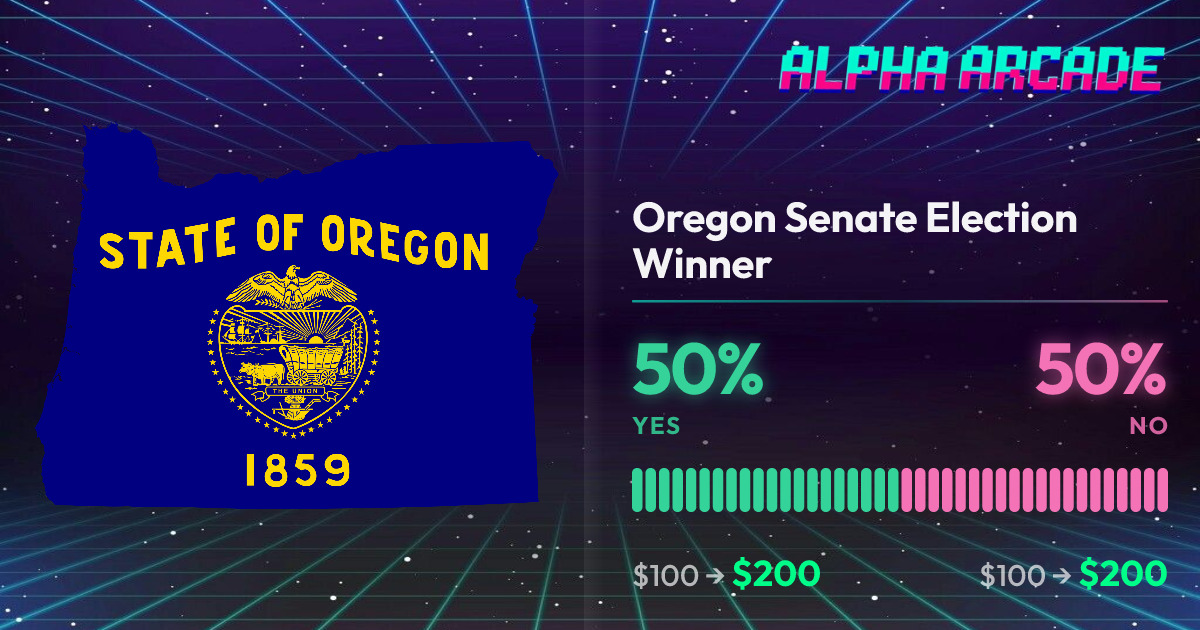 YES 50% / NO 50%