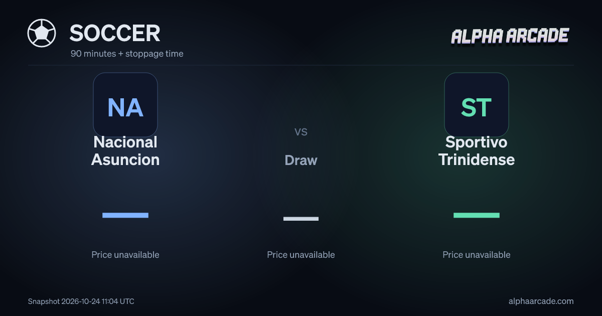 SOCCER: Nacional Asuncion — / Draw — / Sportivo Trinidense —