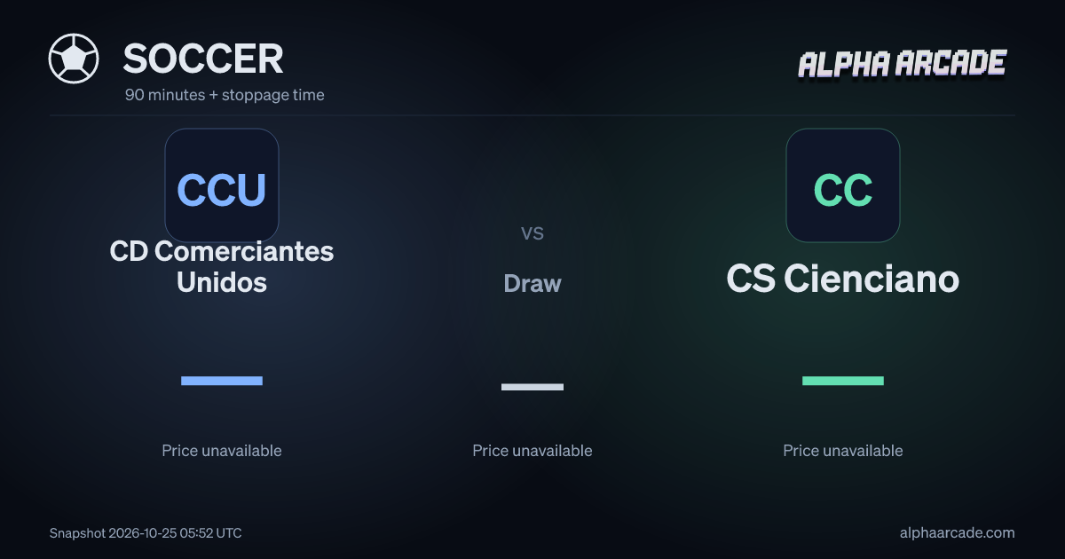 SOCCER: CD Comerciantes Unidos — / Draw — / CS Cienciano —