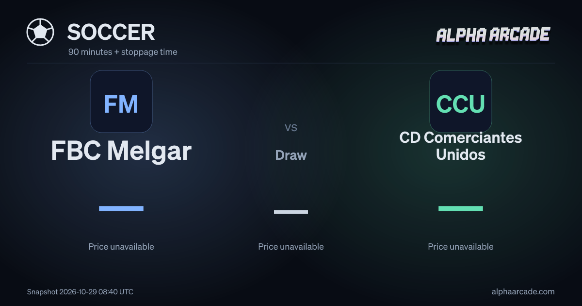 SOCCER: FBC Melgar — / Draw — / CD Comerciantes Unidos —