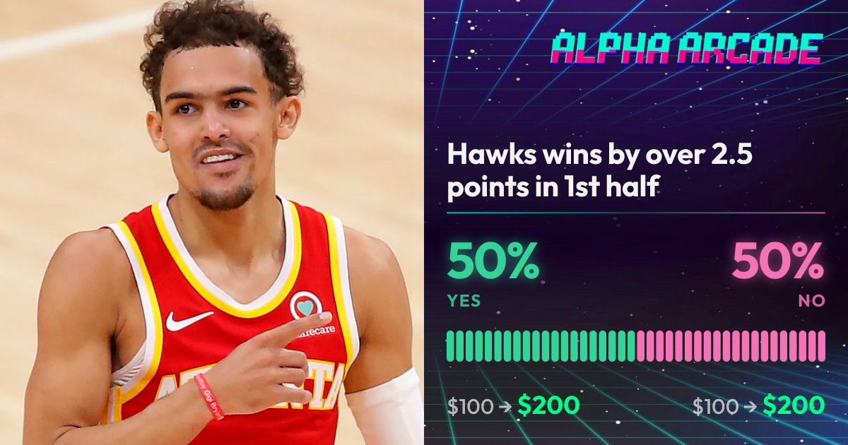 YES 50% / NO 50%