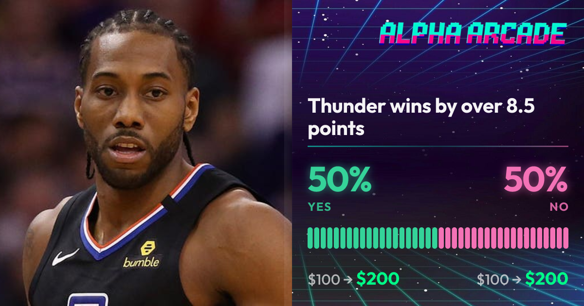 YES 50% / NO 50%