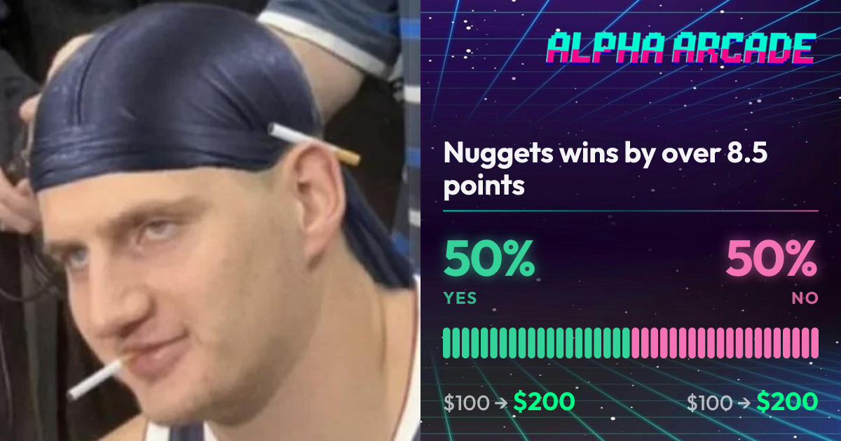 YES 50% / NO 50%