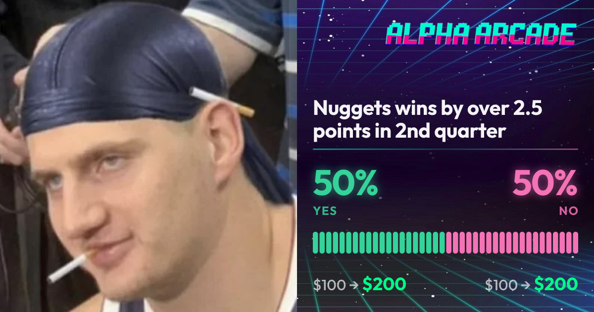 YES 50% / NO 50%