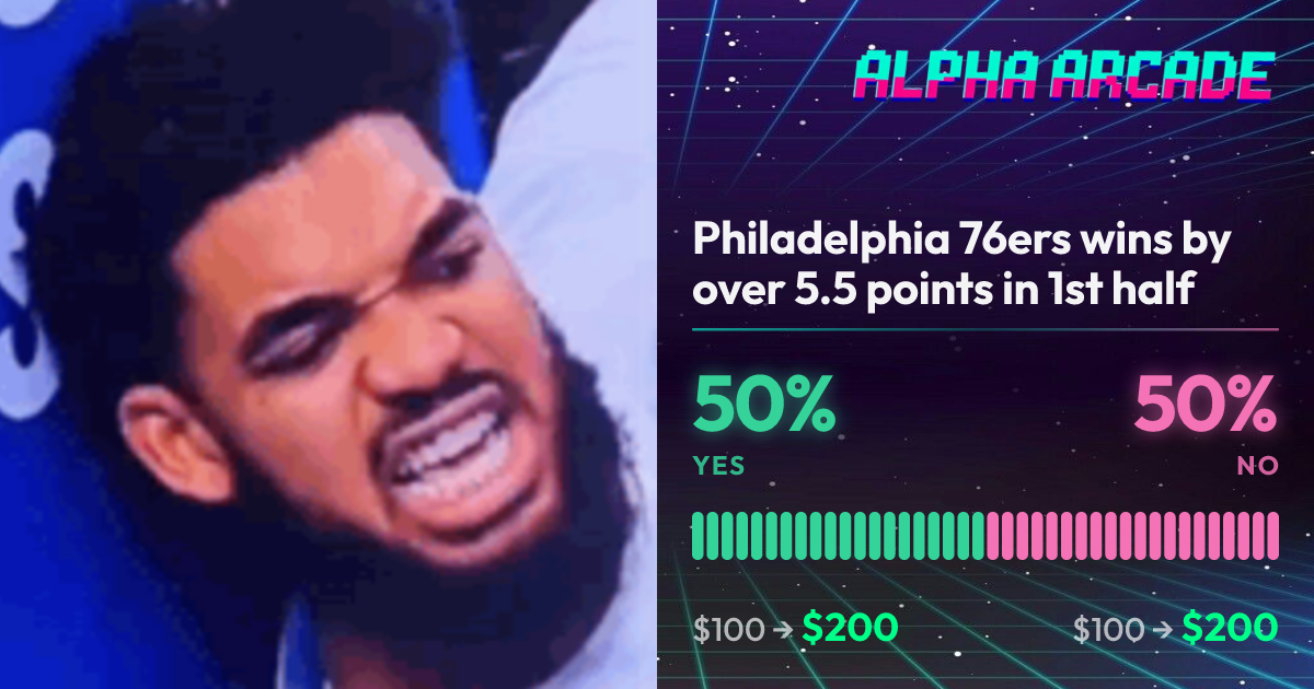 YES 50% / NO 50%