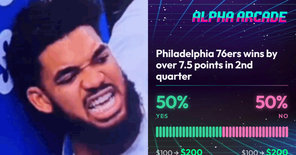 YES 50% / NO 50%