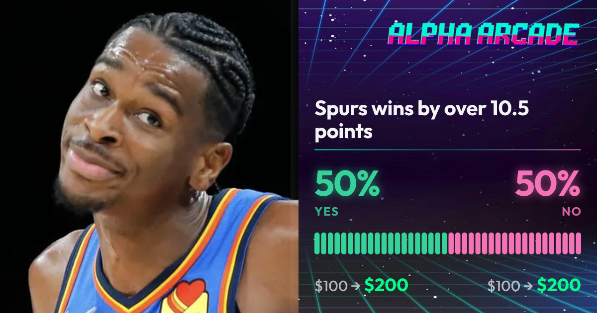 YES 50% / NO 50%