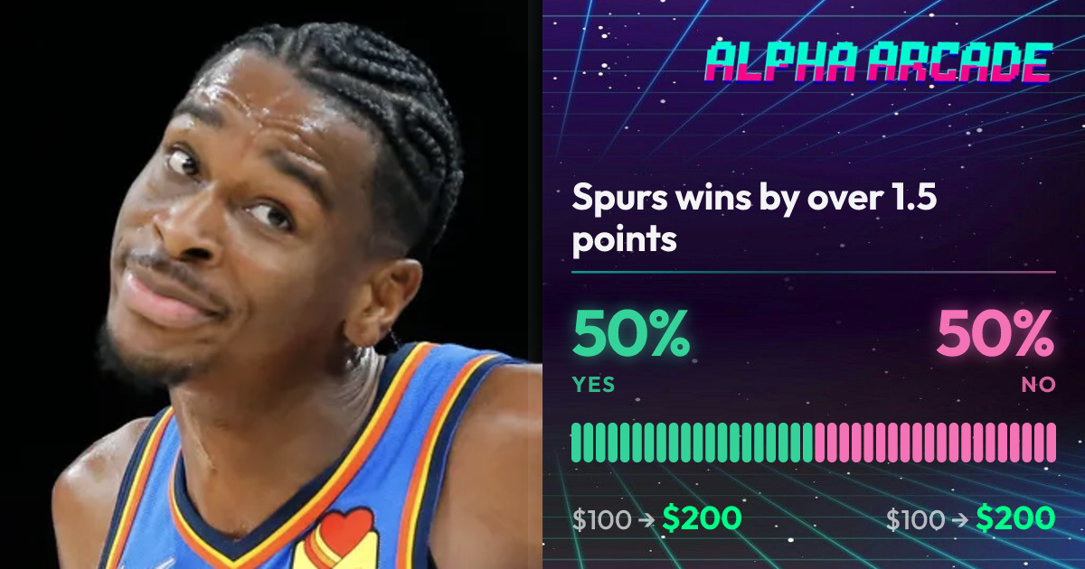 YES 50% / NO 50%