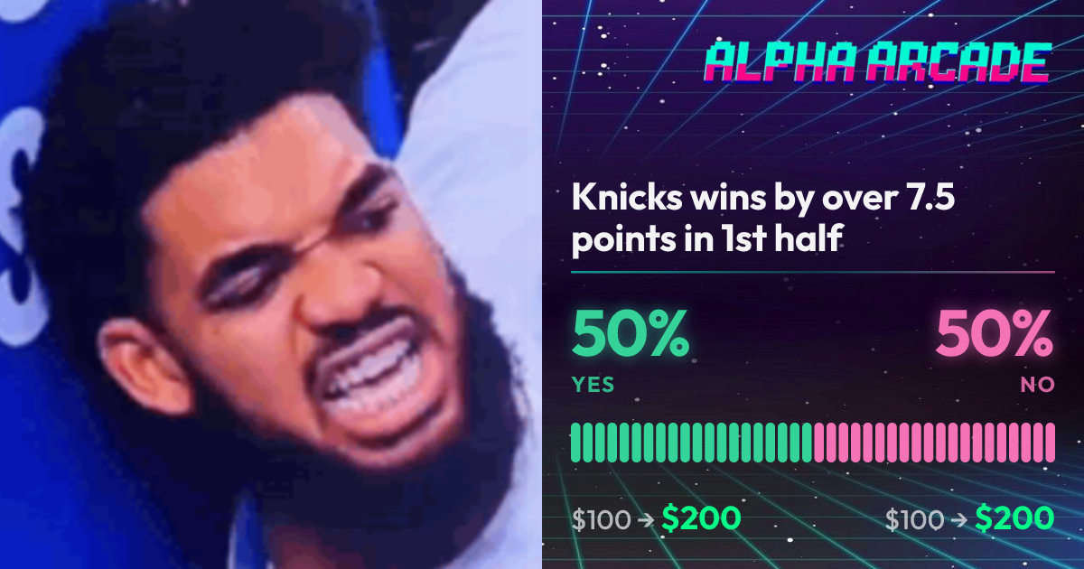 YES 50% / NO 50%