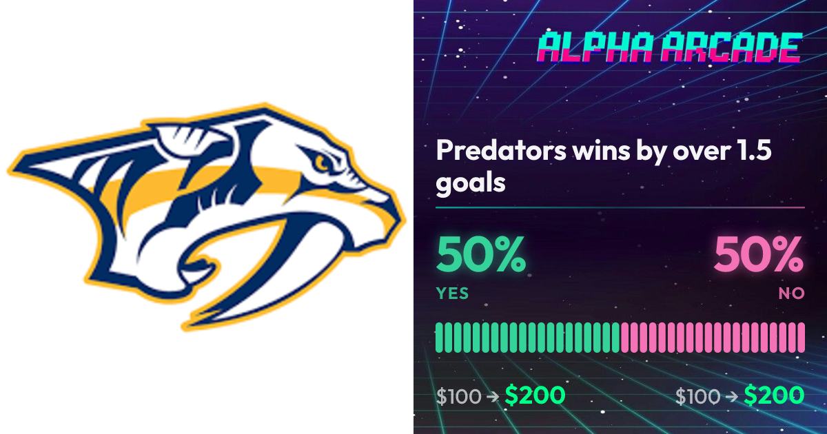 YES 50% / NO 50%